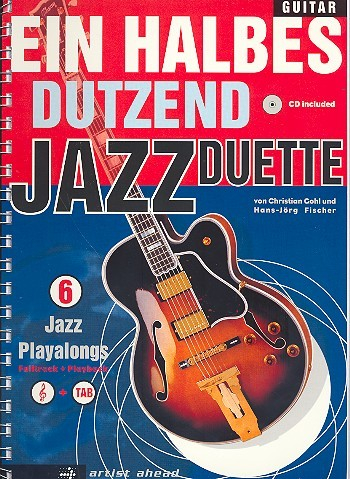 Ein halbes Dutzend Jazzduette (+CD) für 2 Gitarren