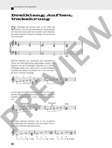 Schule für Keyboard Rock Piano 1