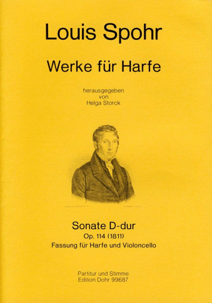 Sonate D-Dur op.114 für Harfe und Violoncello, Stimmen