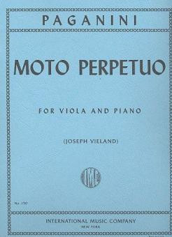 Moto perpetuo op.11 for viola and piano