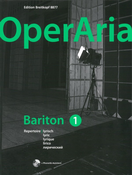 OperAria Bariton Band 1 - Repertoire lyrisch (+ mp3-CD +pdf) für Bariton und Klavier
