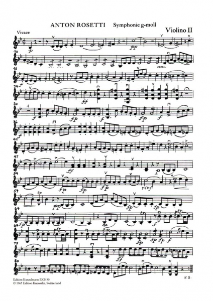 Sinfonie g-Moll für Orchester