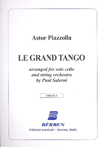 Le grand Tango for cello and string orchestra