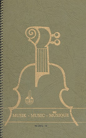 Notenbuch Oktav-Format hoch 12 Systeme 96 Seiten 17x27 cm Spiralbindung
