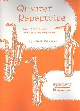Quartet Repertoire for 4 saxophones (AATB)