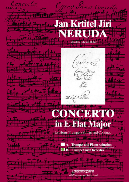 Concerto E flat major for trumpet (horn) and string orchestra