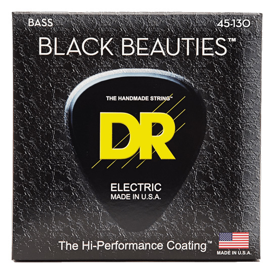 E-Bass Saitensatz DR Strings BKB-45 Black Beauties