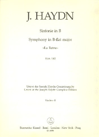 Sinfonie B-Dur Hob.I:85 für Orchester