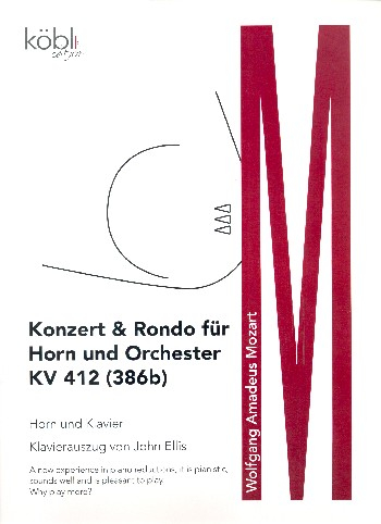 Konzert KV412 (KV386b) für Horn und Orchester für Horn und Klavier