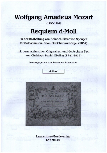 Requiem d-Moll für Solostimme, gem Chor, Streicher und Orgel