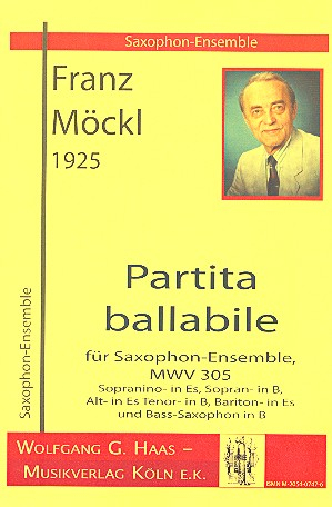 Partita ballabile MWV305 für 6 Saxophone (SoSATBarB)