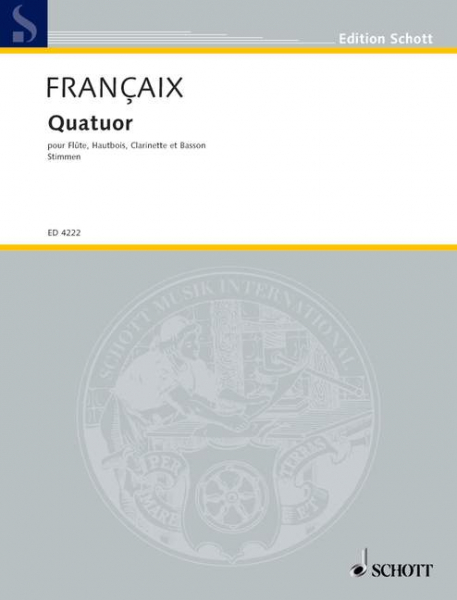 Quartett für Flöte, Oboe, Klarinette und Fagott
