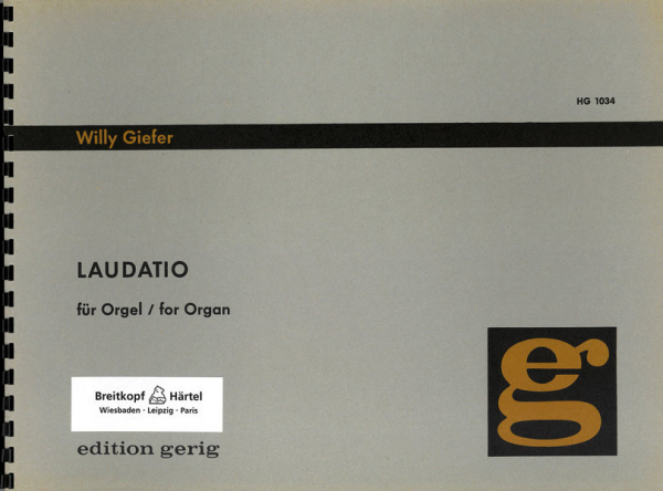 Laudatio (1972) für Orgel