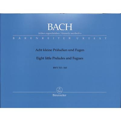 Spielband 8 kleine Präludien und Fugen BWV 553 - 560