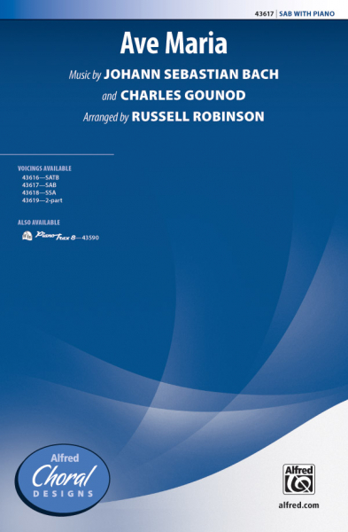 Ave Maria for mixed choir (SAB) and piano