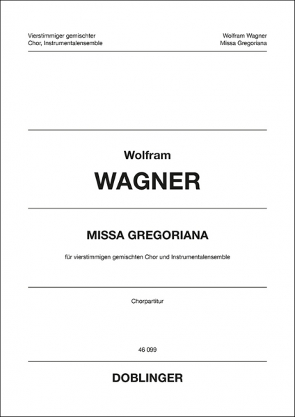 Missa gregoriana für gem Chor und Klavier