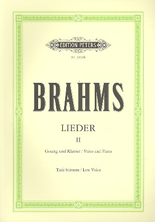 Lieder Band 2 für Gesang (tief) und Klavier (dt/en)