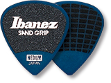 Ibanez Plektren Pack Sand Grip Short Medium Dark Blue