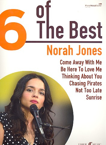 6 of the Best: Norah Jones songbook piano/vocal/guitar