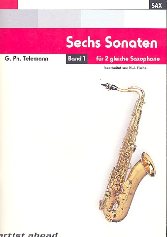 6 Sonaten op.2 Band 1 (Nr.1-3) für 2 gleiche Saxophone