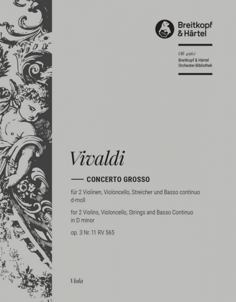 Concerto grosso d-Moll op.3,11 RV565 für Orchester