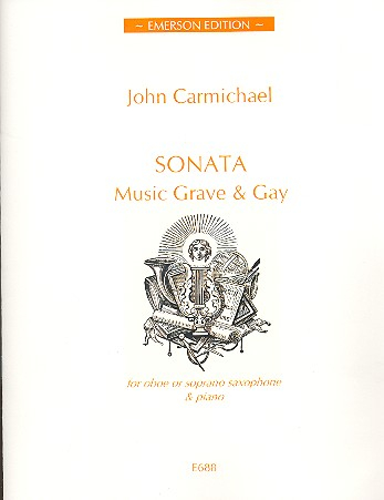 Sonata Music grave and gay for oboe (soprano) saxophone and piano