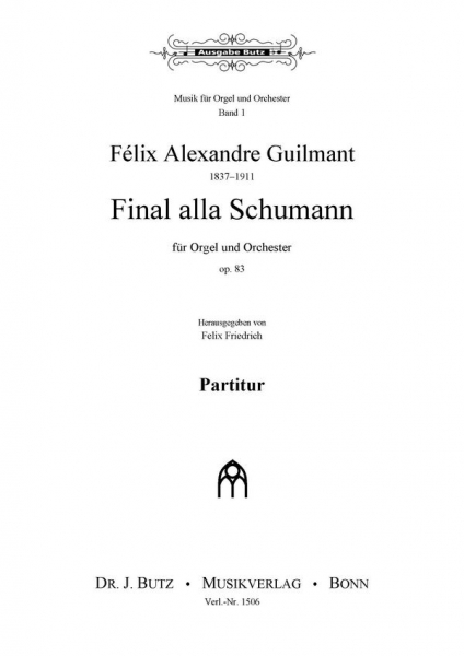 Final alla Schumann op.83 für Orgel und Orchester