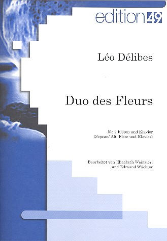 Duo des fleurs für 2 Flöten und Klavier (Sopran, Alt, Flöte und Klavier)