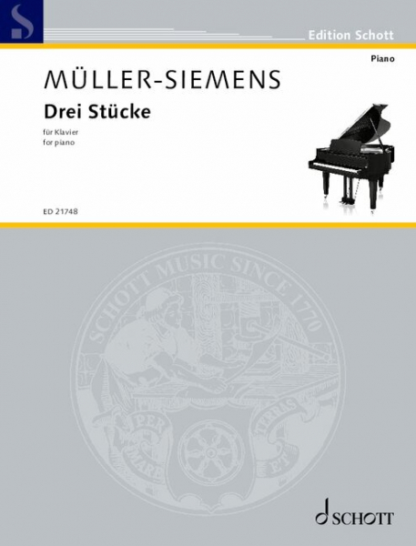 Drei Stücke (2012) für Klavier