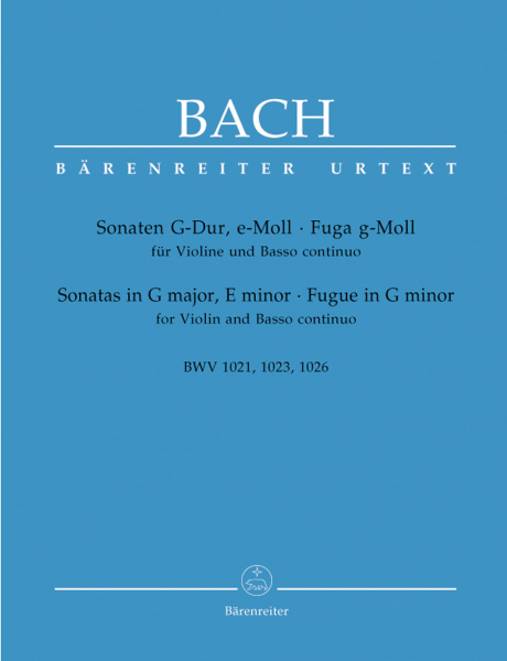 Stimmen Sonate G-Dur, e-Moll und Fuge g-Moll