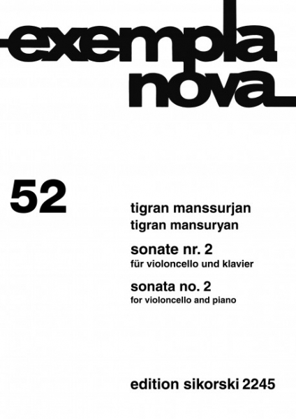 Sonate Nr.2 für Violoncello und Klavier