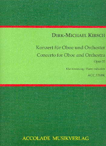 Konzert op.33 für Oboe und Orchester für Oboe und Klavier