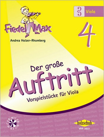 Fiedel-Max Viola Der große Auftritt Band 4 (+CD)