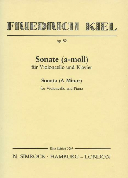 Sonate a-moll op.52 für Violoncello und Klavier
