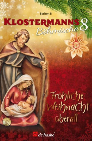 Klostermanns böhmische 8 - Fröhliche Weihnacht überall für 5-x Blasinstrumente (Schlagzeug und Glock
