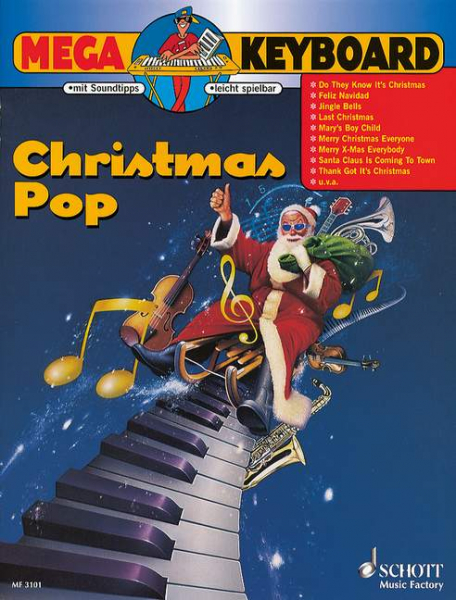 Weihnachtsliederbuch für Keyboard Mega Keyboard - Christmas Pop