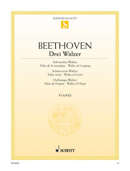 Walzer für Klavier 3 Walzer As-Dur / f-moll / Es-Dur