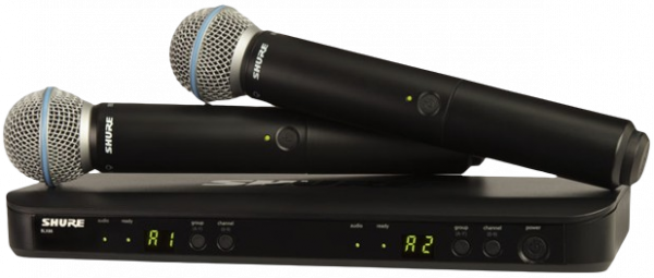 Wireless Mikrofonsystem Shure BLX288E/B58 H8E