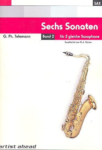 6 Sonaten op.2 Band 2 (Nr.4-6) für 2 gleiche Saxophone