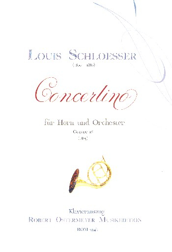 Concertino op.16 für Horn und Orchester für Horn und Klavier