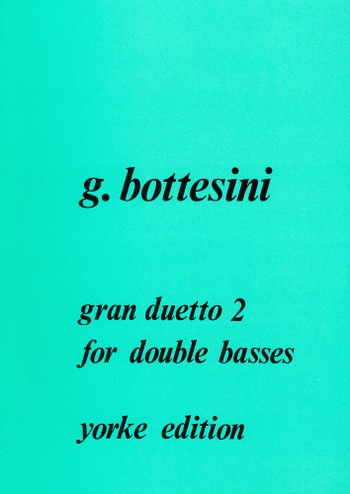 Gran duetto no.2 for double bass duet, score