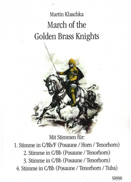 March of the Golden Brass Knights für C-, B- und F-Instrumente