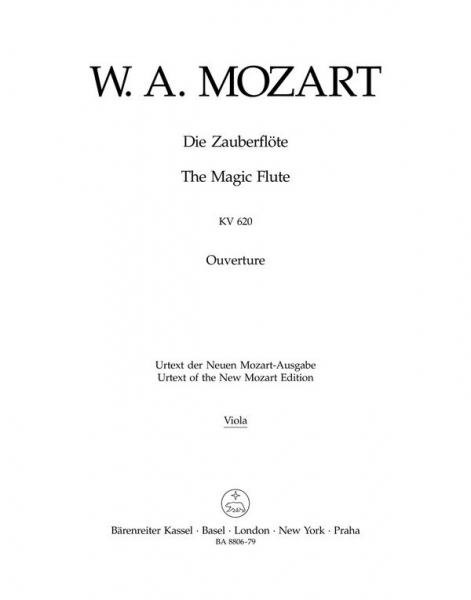 Ouvertüre zu Die Zauberflöte KV620 für Orchester
