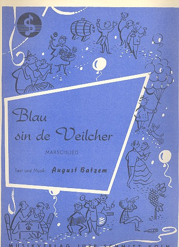 Blau sin de Veilcher: Einzelausgabe Gesang und Klavier