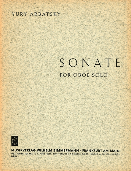 Sonate für Oboe solo