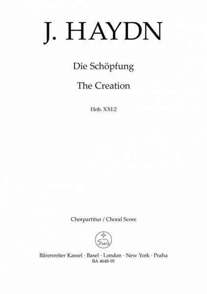 Die Schöpfung Hob.XXI:2 für Soli, gem Chor und Orchester