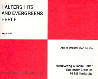 Halters Hits and Evergreens Band 6: für Blasorchester