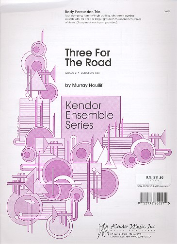 Three For The Road: for body percussion (3 players/ensemble)