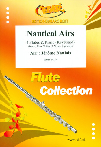 Nautical Airs for 4 flutes and piano (keyboard) (rhythm group ad lib)