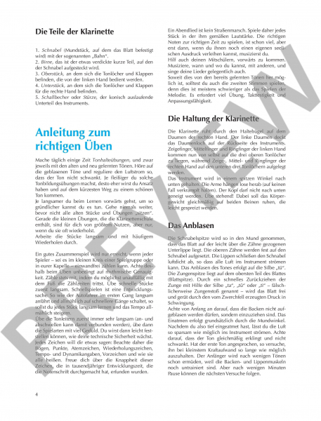 Schule für Klarinette Neue Klarinettenschule 1